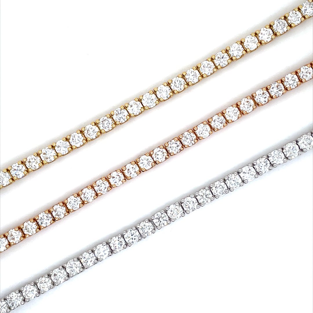 7.50ct Round Diamond Line Bracelet