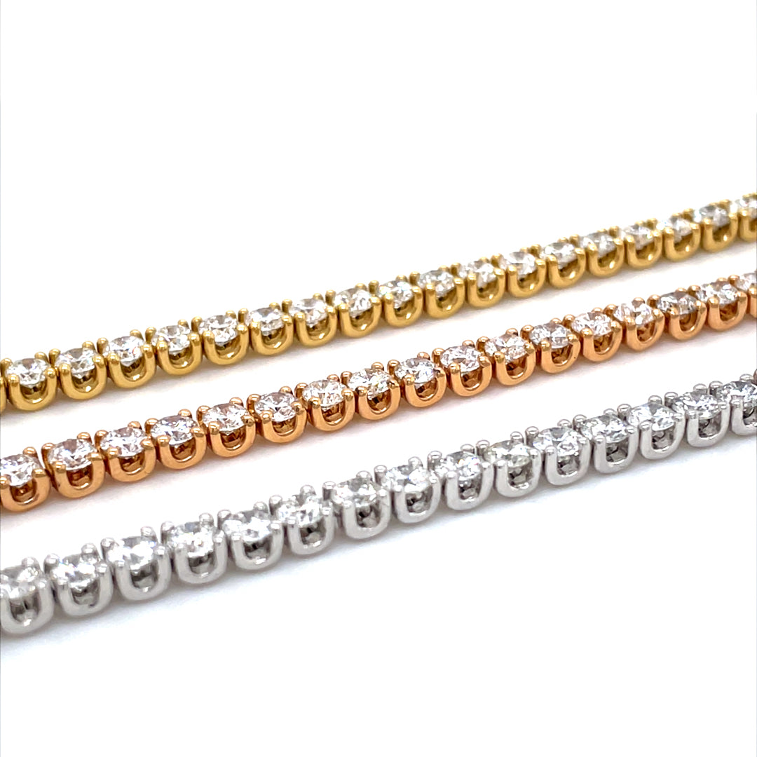 7.50ct Round Diamond Line Bracelet