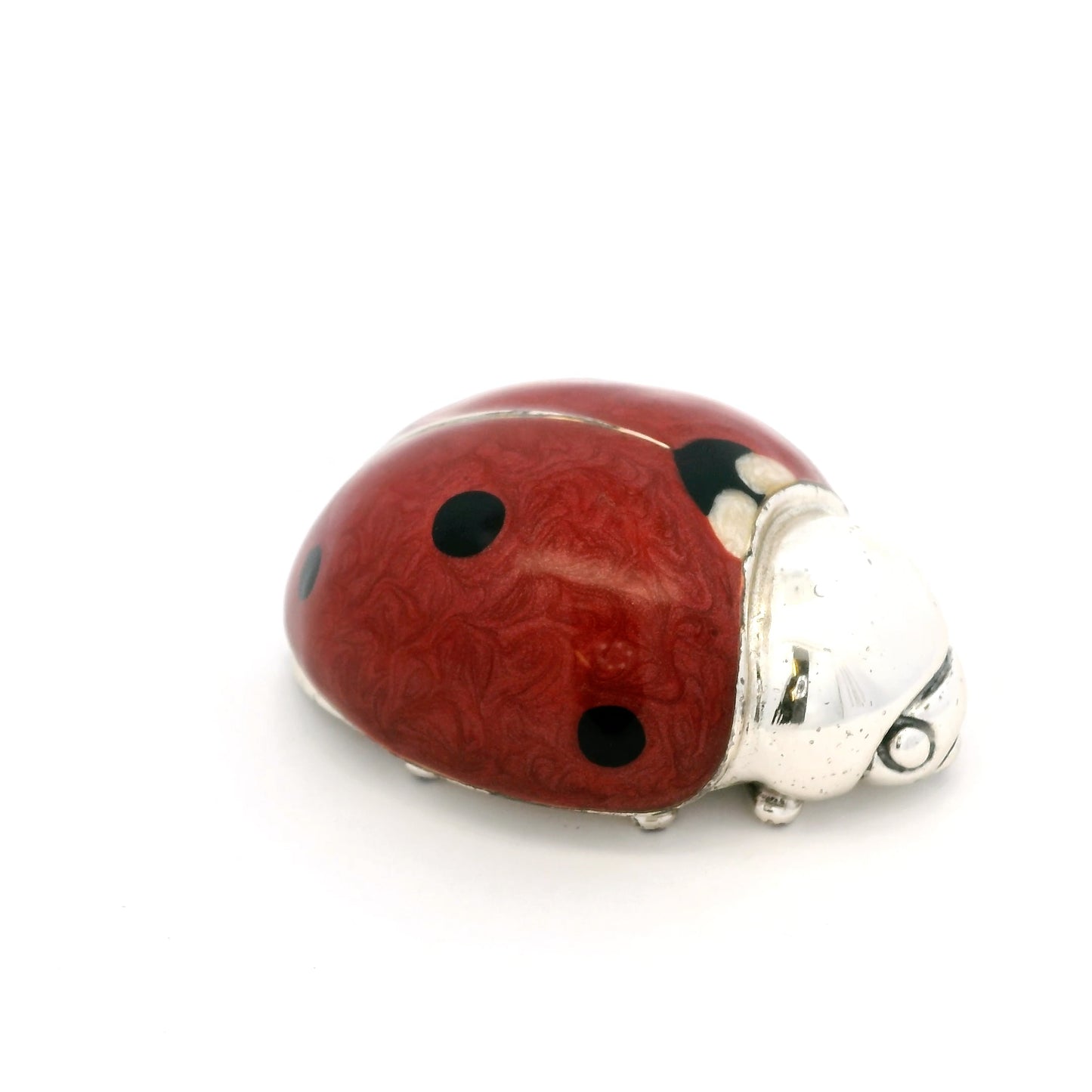 Silver And Enamel Ladybird