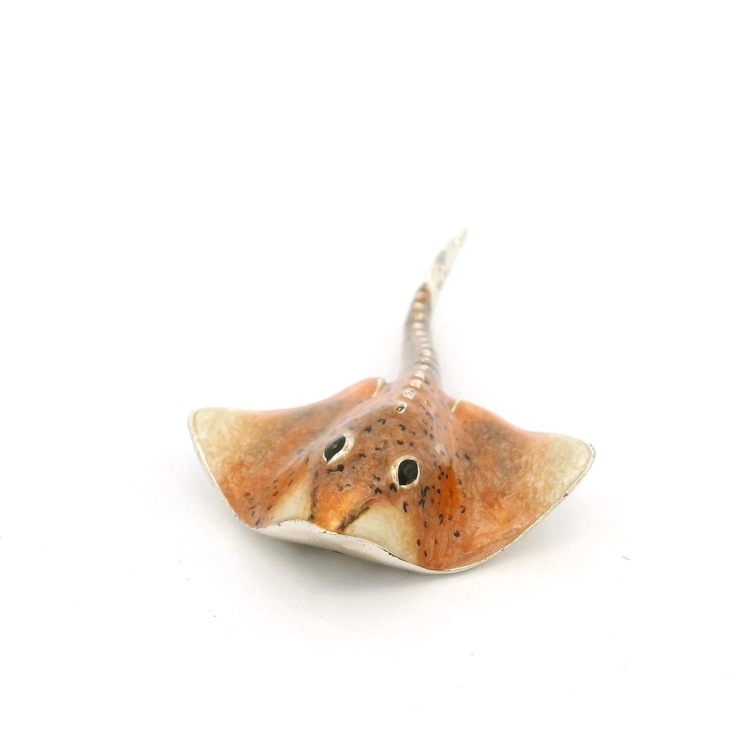 Silver And Enamel Stingray