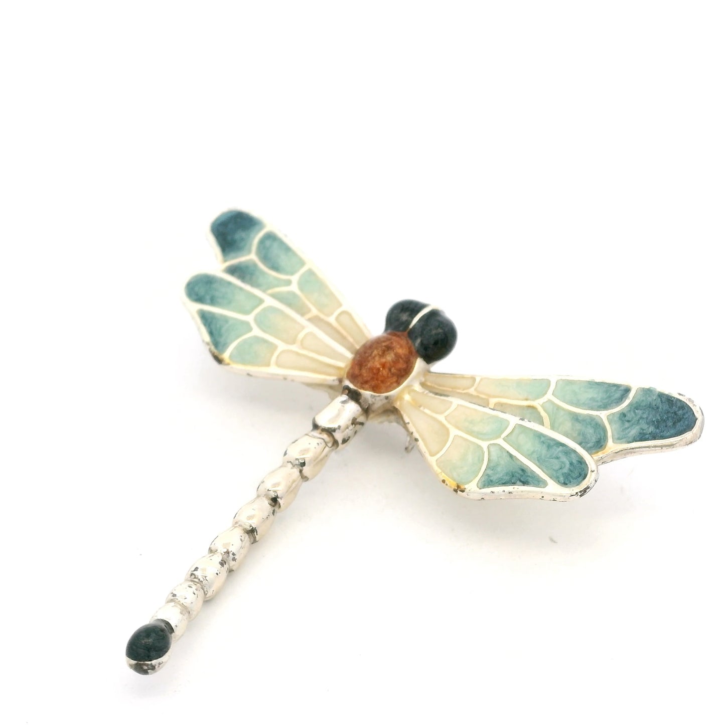 Silver And Enamel Dragonfly
