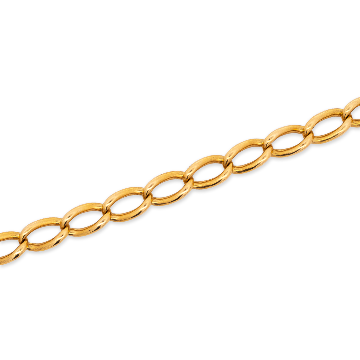 18ct Yellow Gold Albert Chain Necklace