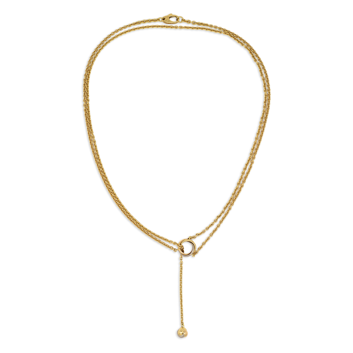Cartier Baby Trinity Pampilles Lariat Necklace