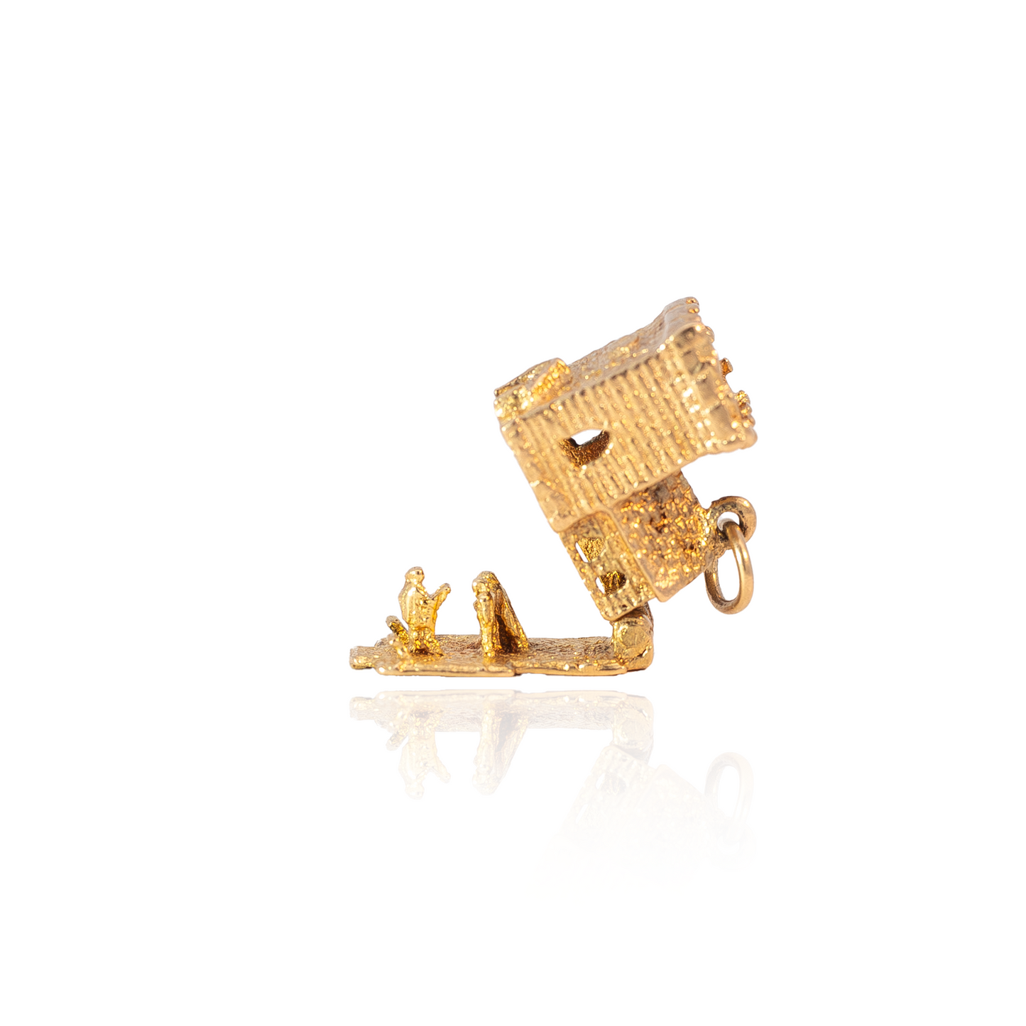 Yellow Gold Wedding Church Charm