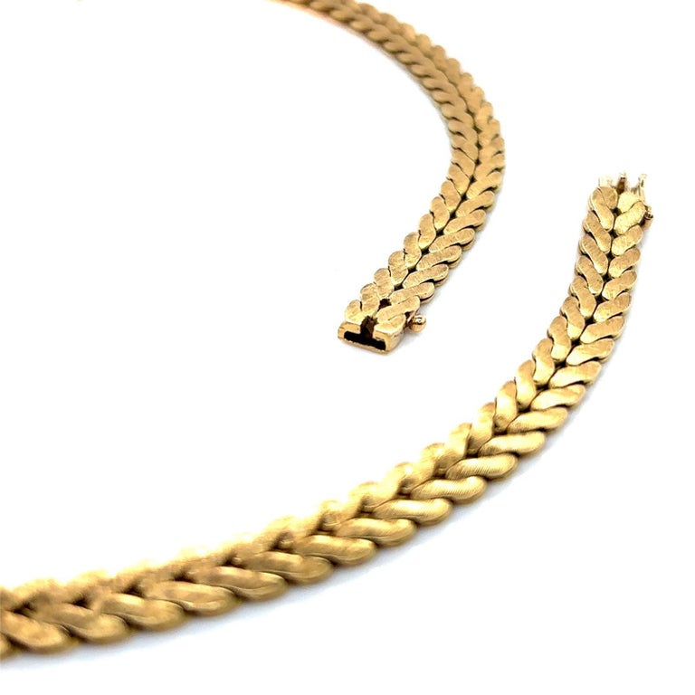 Buccellati Vintage Yellow Gold Collar Necklace