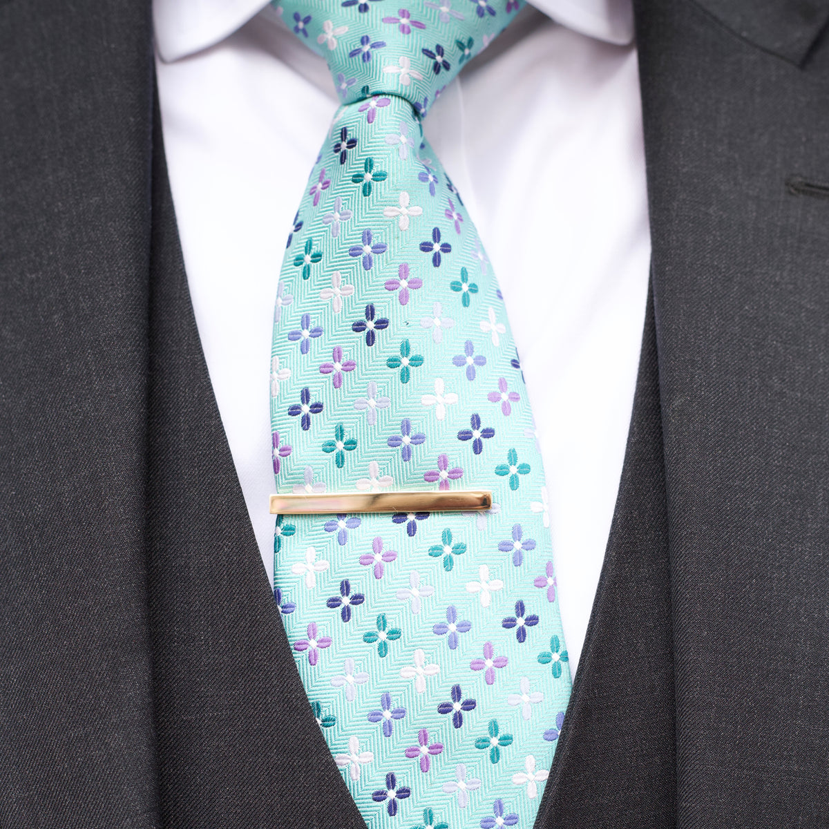 18ct Gold Modern Tie Bar