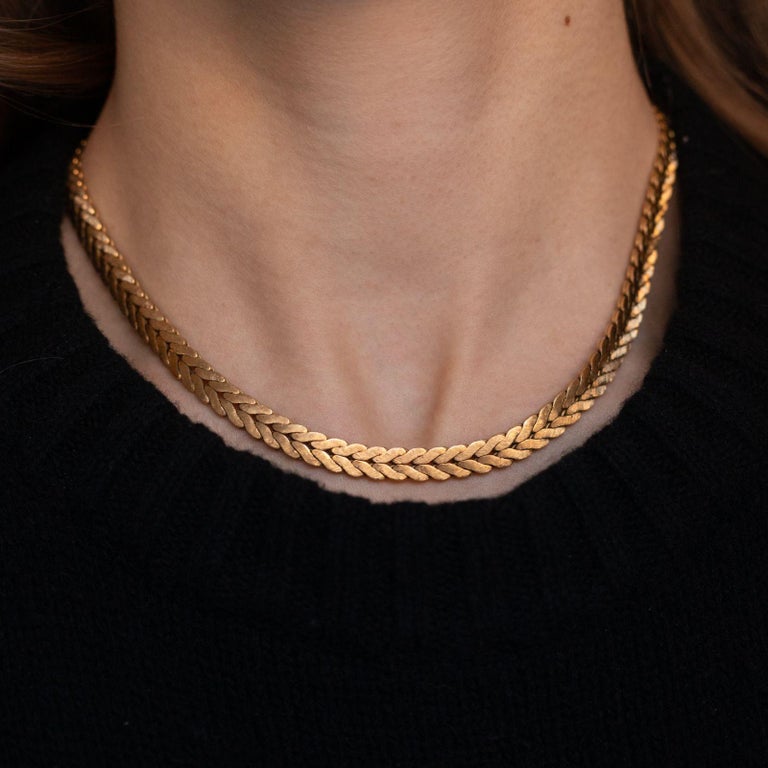Buccellati Vintage Yellow Gold Collar Necklace