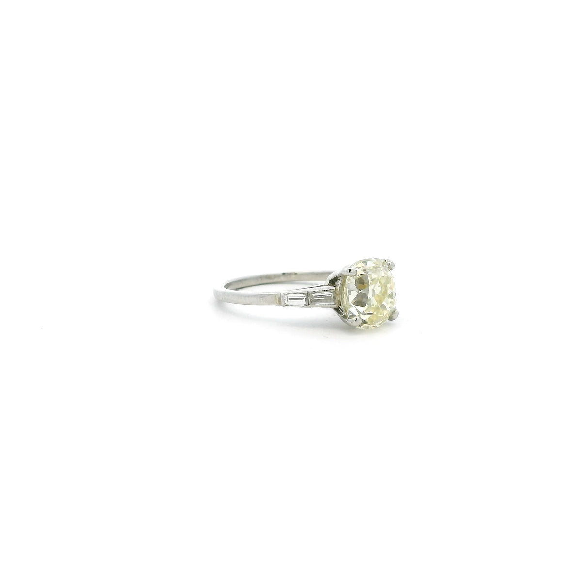 2.60ct Old Cut Diamond Solitaire Ring