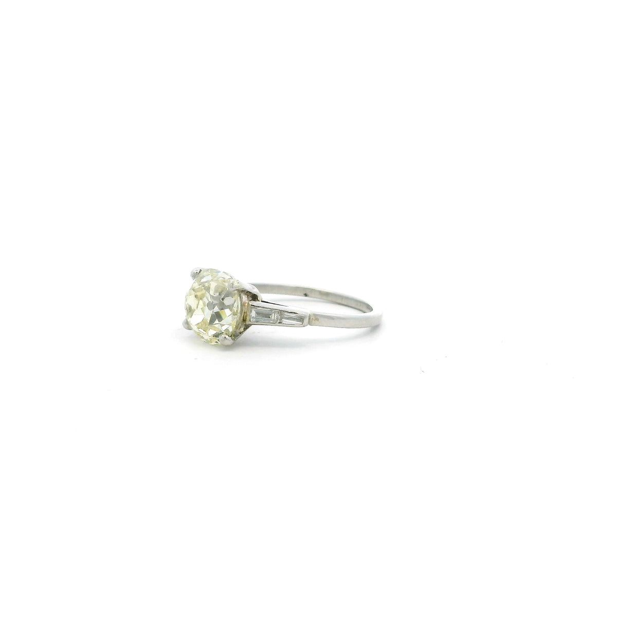 2.60ct Old Cut Diamond Solitaire Ring