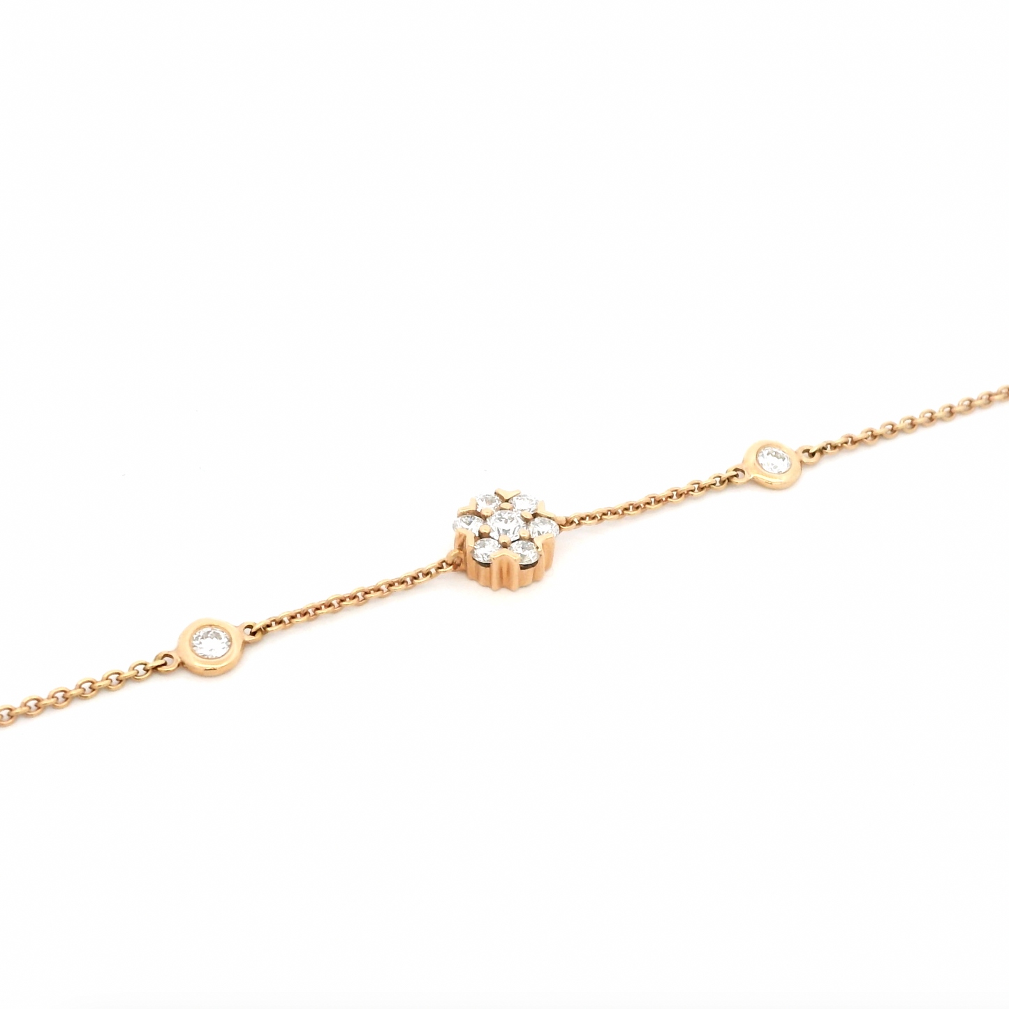 0.28ct Diamond Chain Bracelet