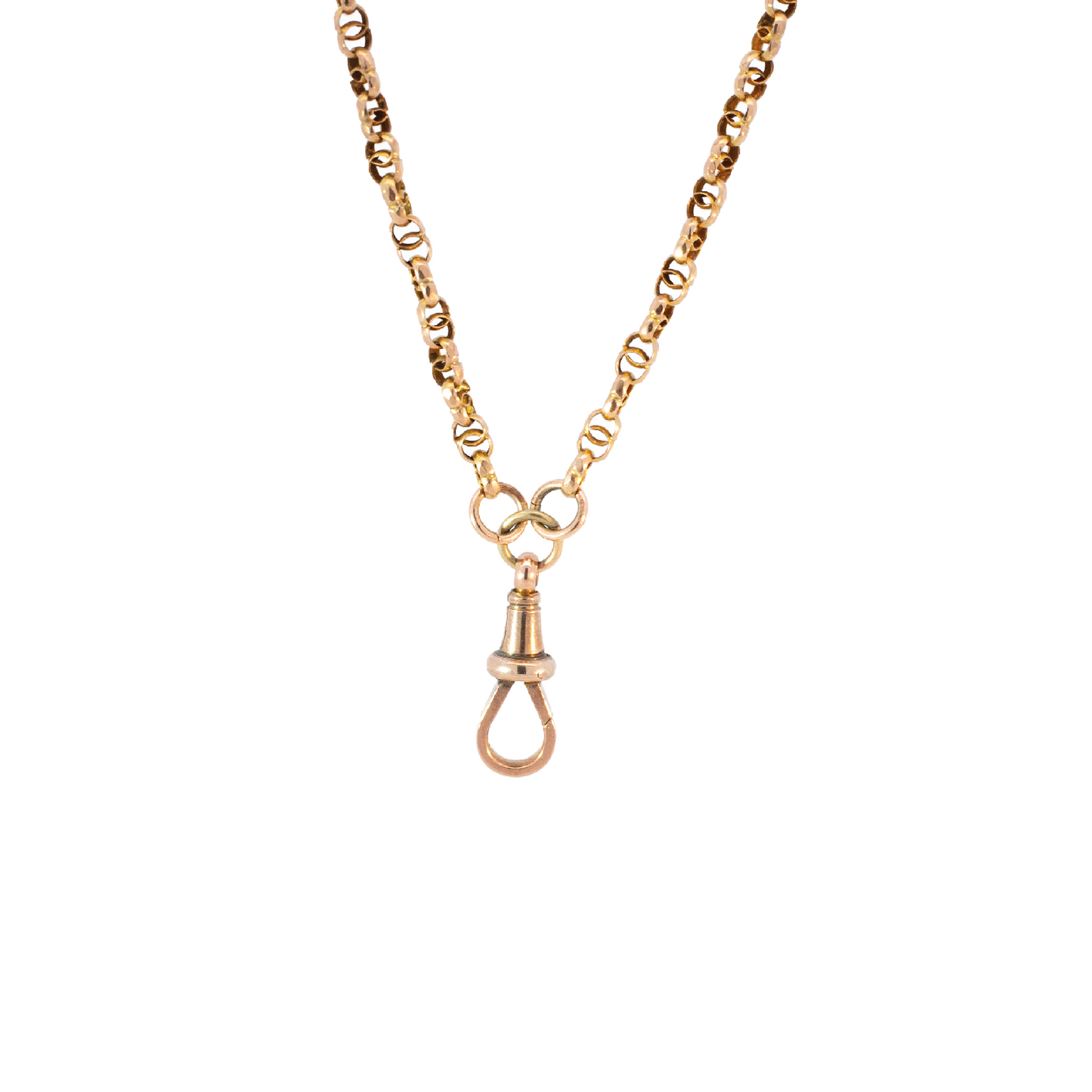 Rose Gold Double Belcher Chain Necklace