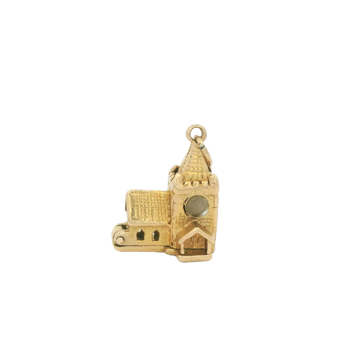 Yellow Gold Church Charm