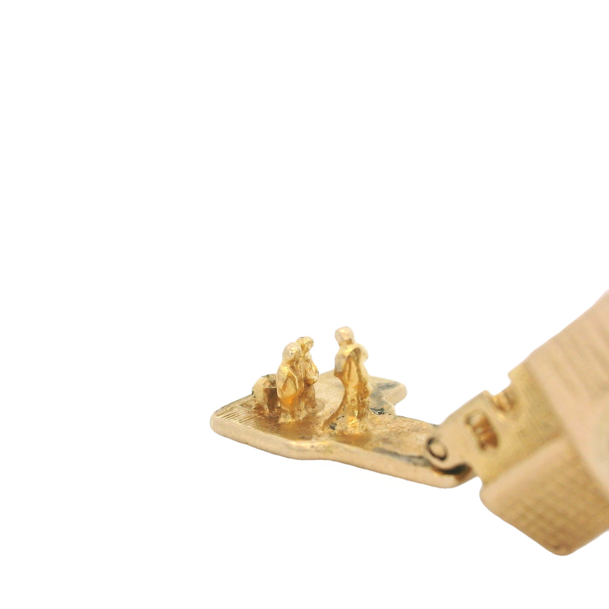Yellow Gold Church Charm
