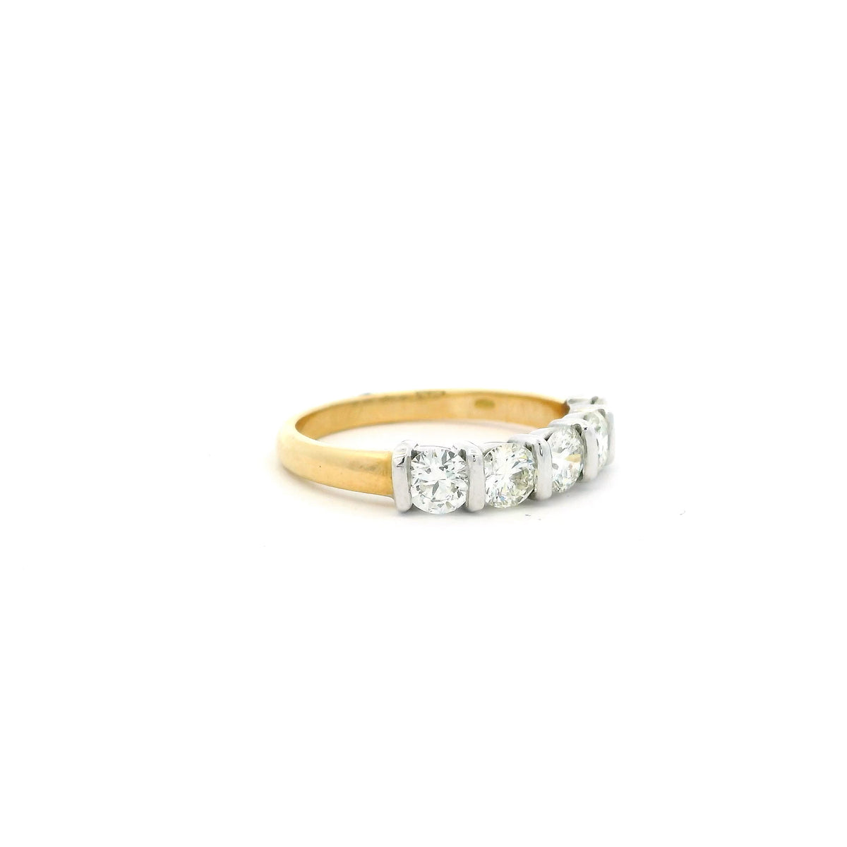 1.22ct Round Diamond Five Stone Ring