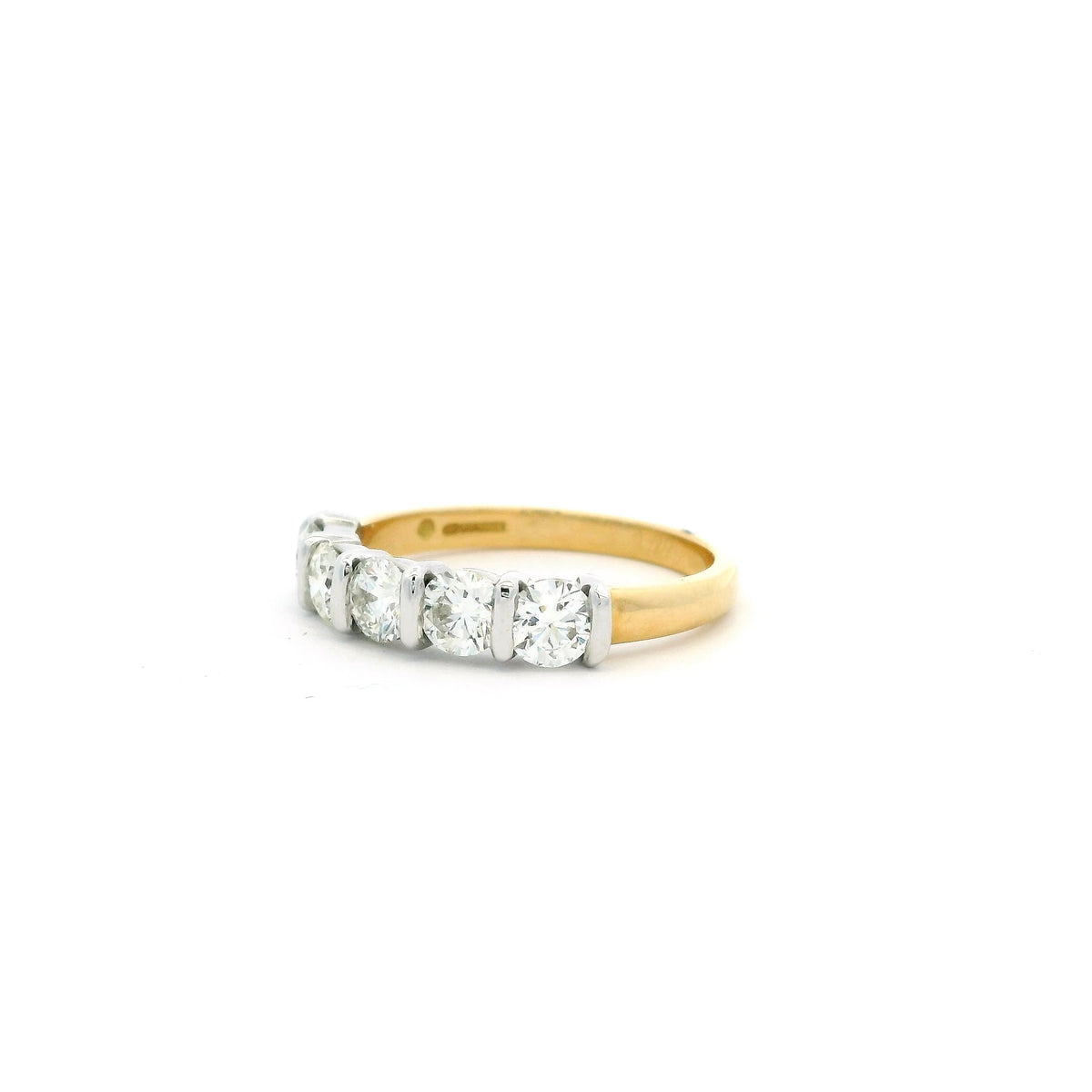 1.22ct Round Diamond Five Stone Ring