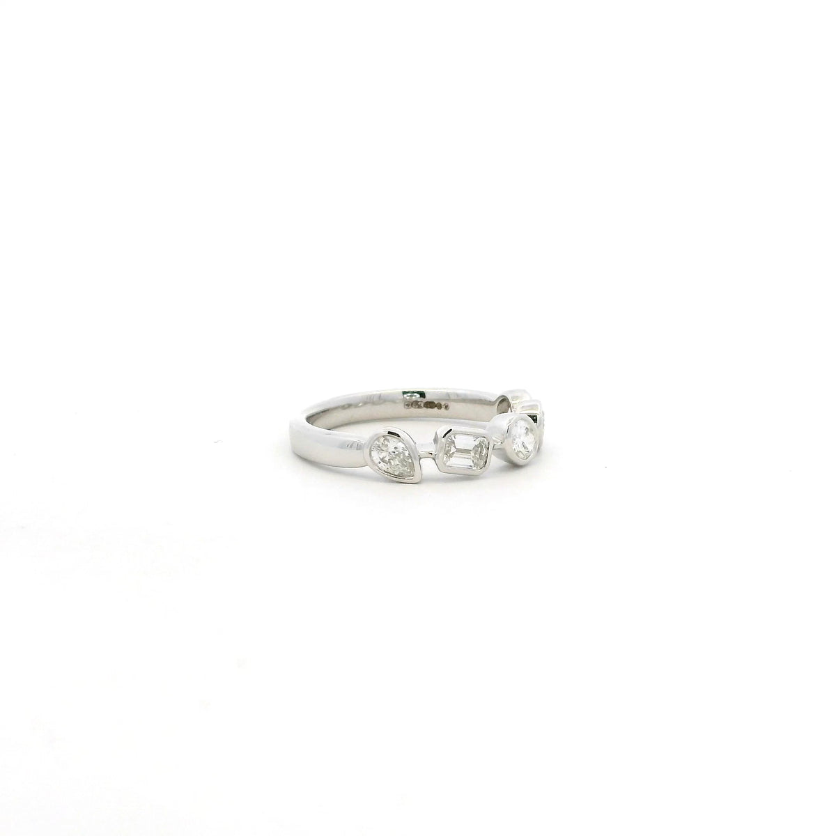 0.66ct Mixed Cut Diamond Five Stone Ring