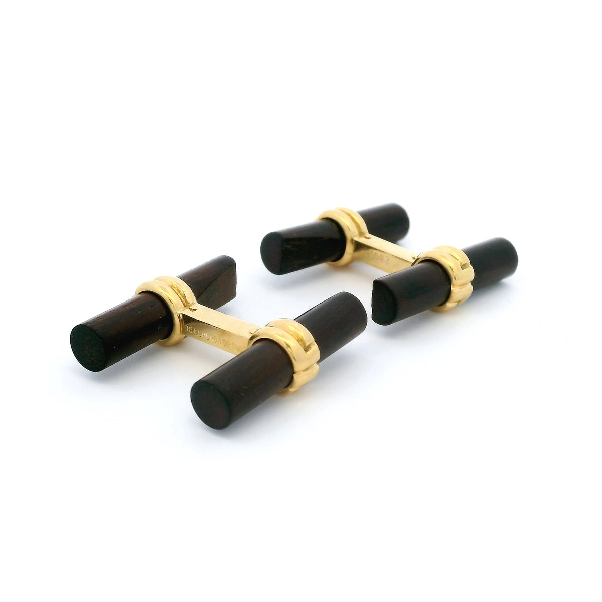 Boucheron Yellow Gold Interchangeable Baton Cufflinks