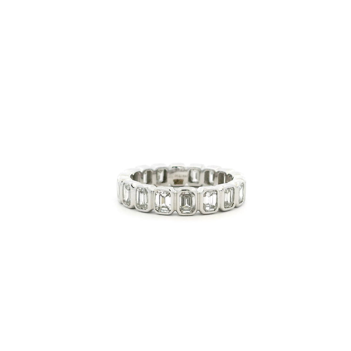 2.61ct Emerald Cut Diamond Eternity Ring