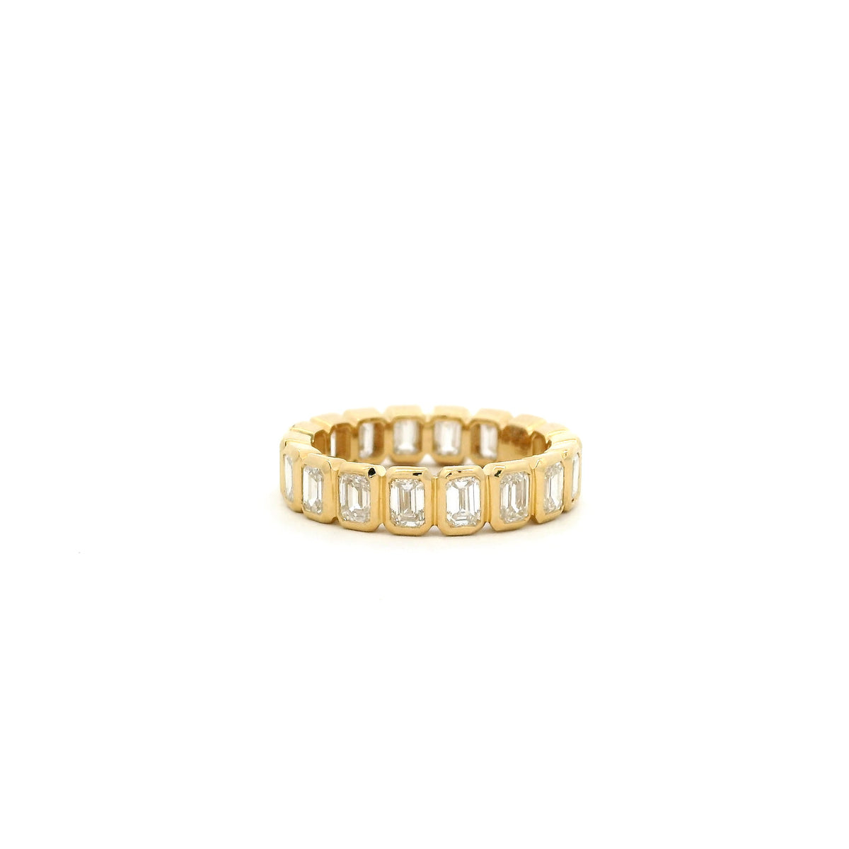 2.63ct Emerald Cut Diamond Eternity Ring