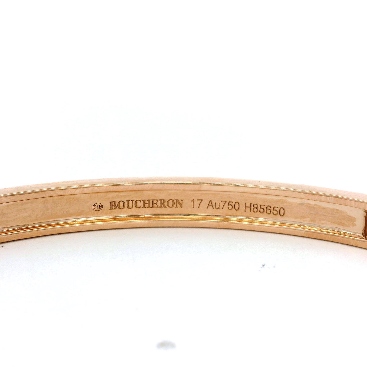 Tiffany & Co Grooved Yellow Gold Torque Bangle