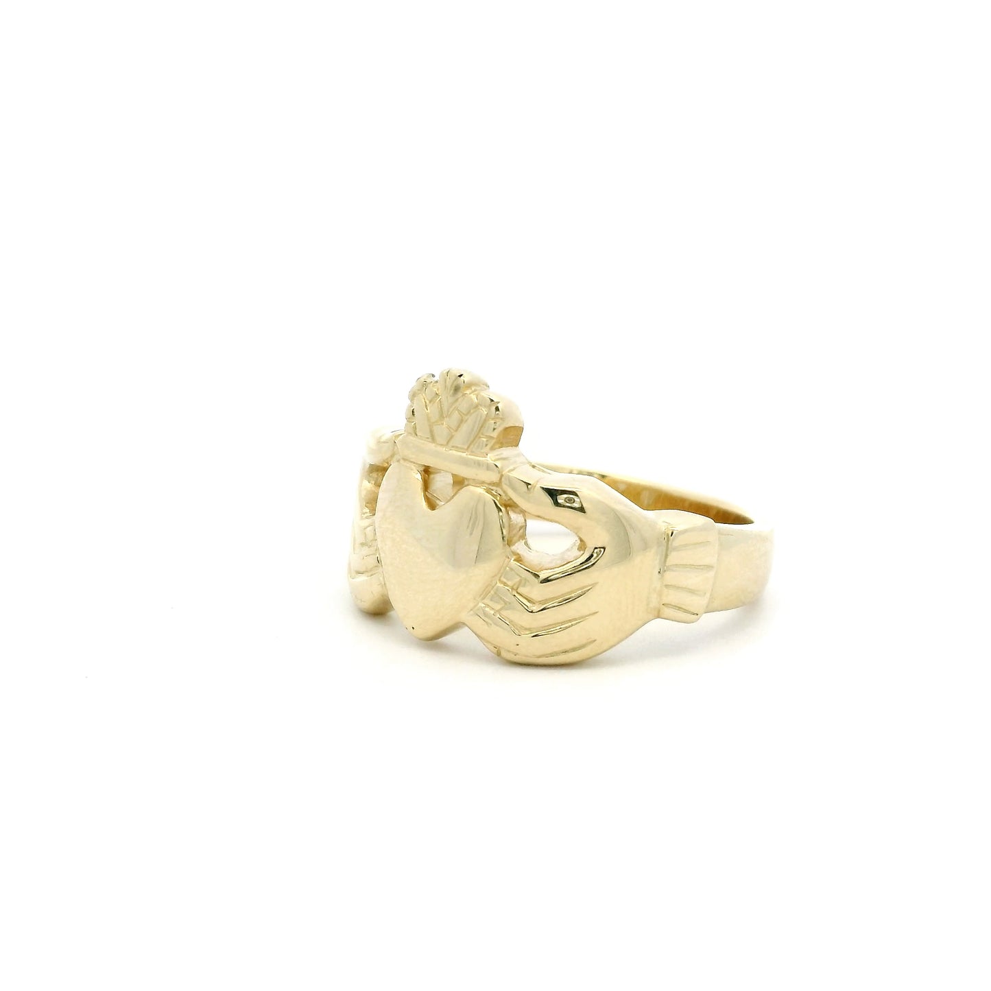 Yellow Gold Claddagh Ring