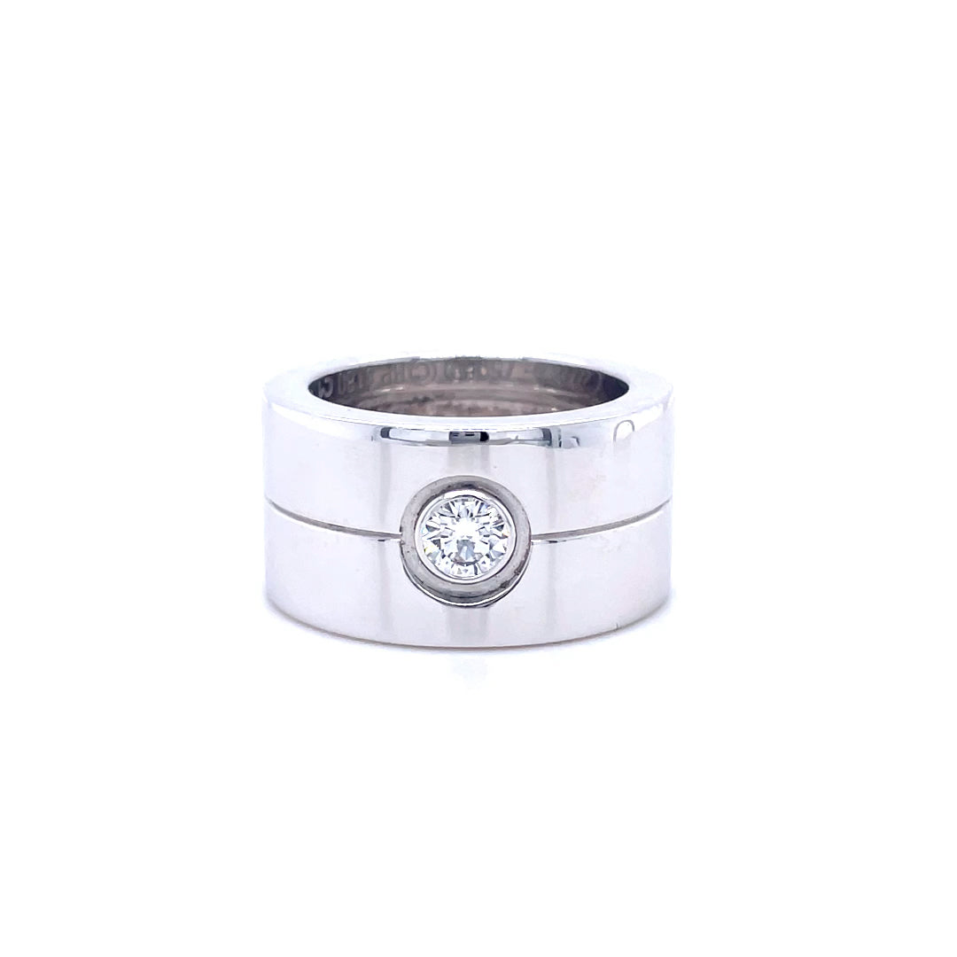 Cartier Diamond Double Love Ring