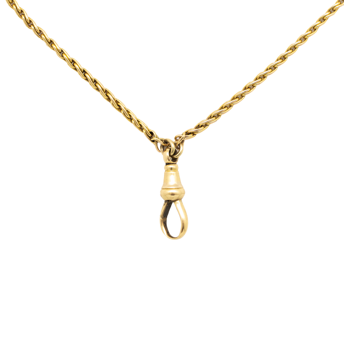 18ct Yellow Gold Wheat Chain Necklace 28"
