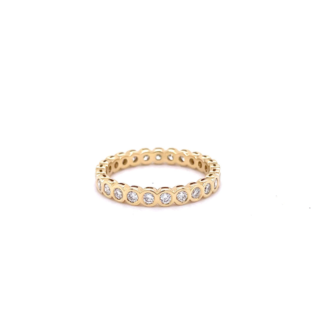 0.72ct Round Diamond Full Eternity Ring