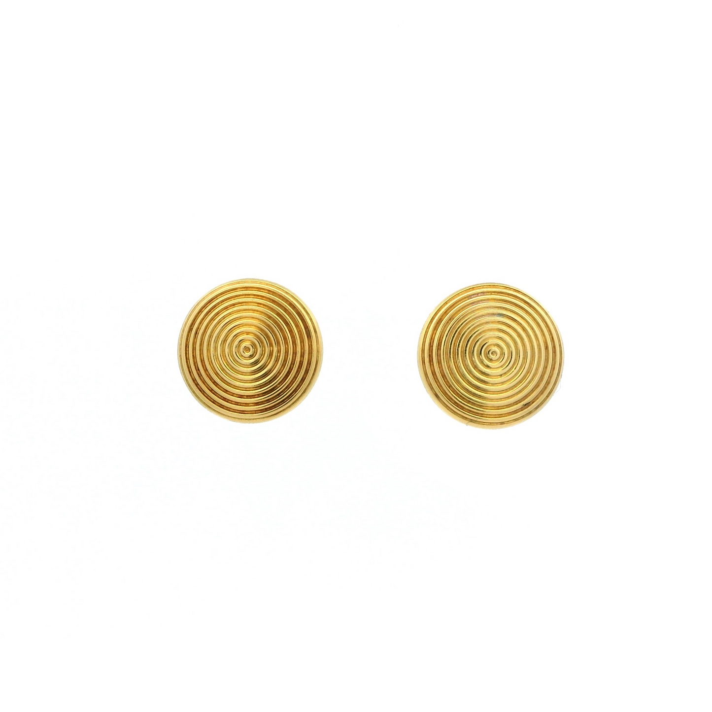 Yellow Gold Circular Theo Fennell Earrings