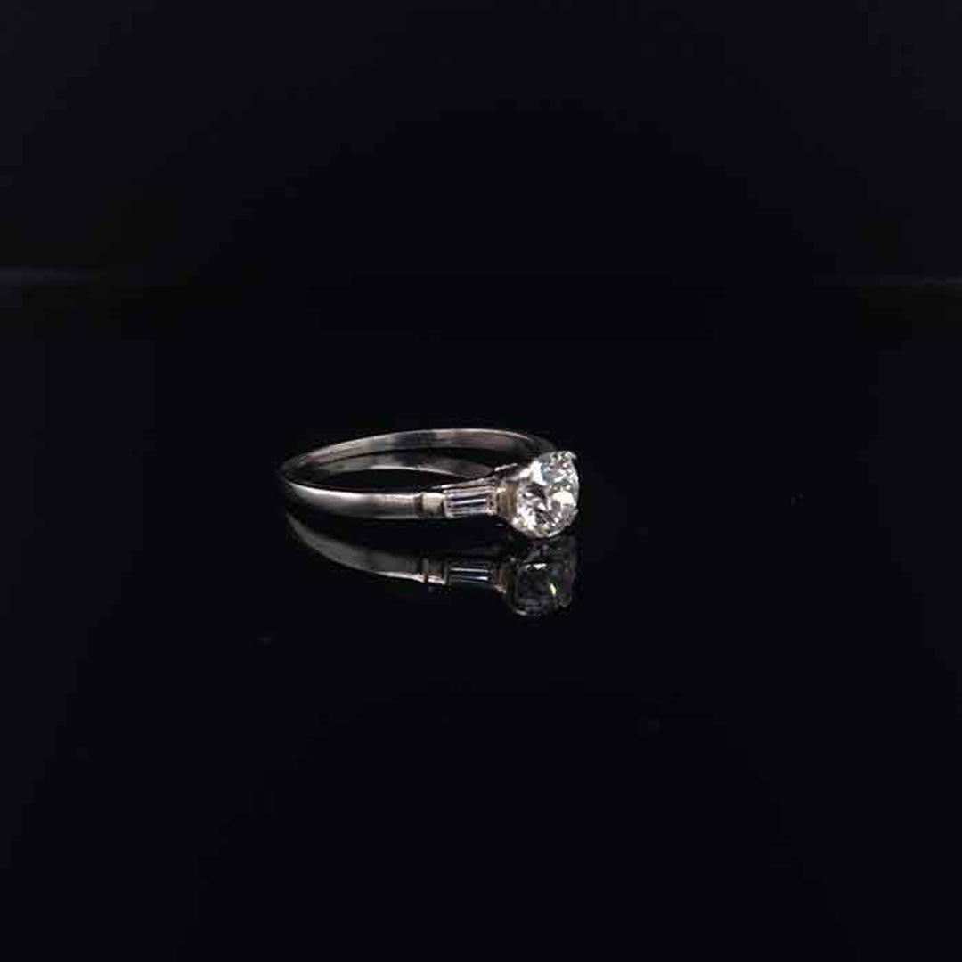 0.55ct Old Cut Round Diamond Ring