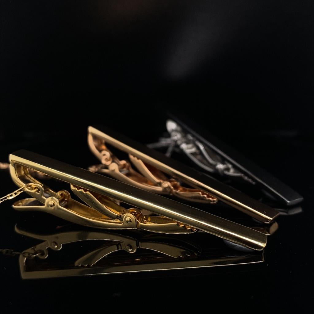 18ct Gold Modern Tie Bar