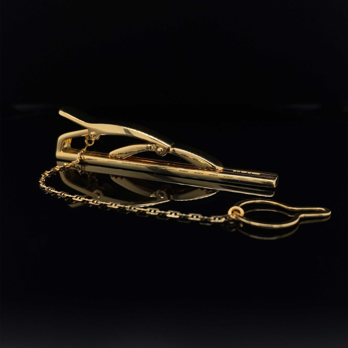 18ct Gold Modern Tie Bar