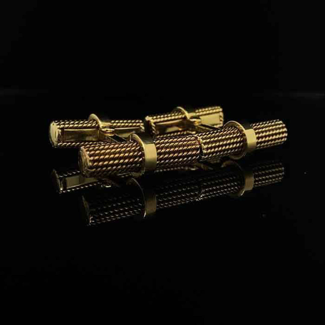 18ct Yellow Gold Baton Cufflinks