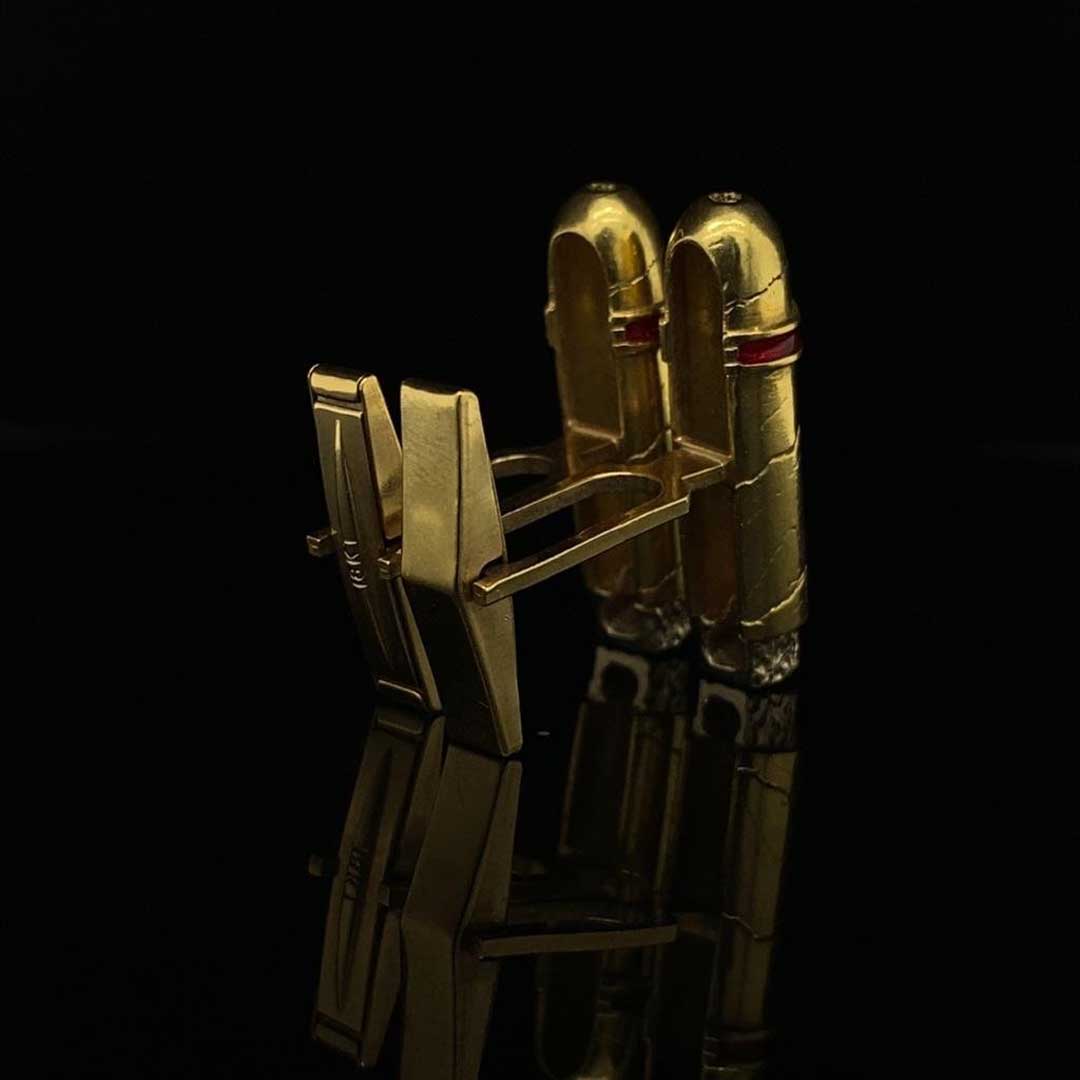 18ct Yellow Gold Cigar Cufflinks