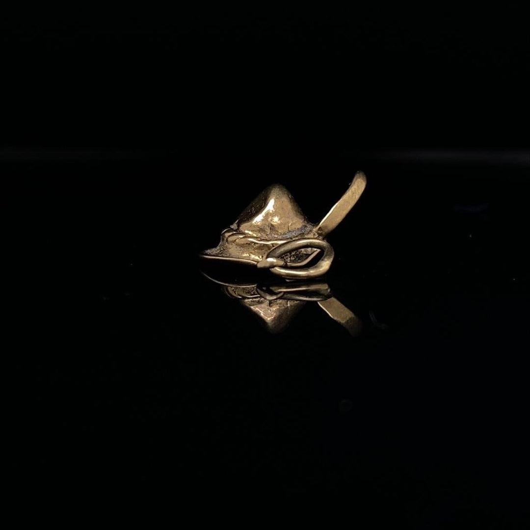 9ct Yellow Gold Robin Hood Hat Charm
