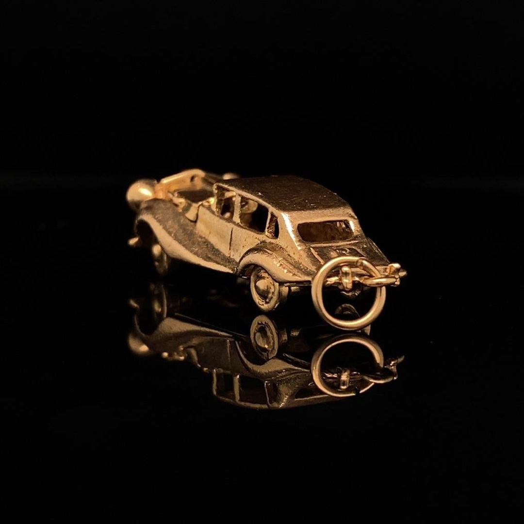 9ct Yellow Gold Rolls Royce Charm
