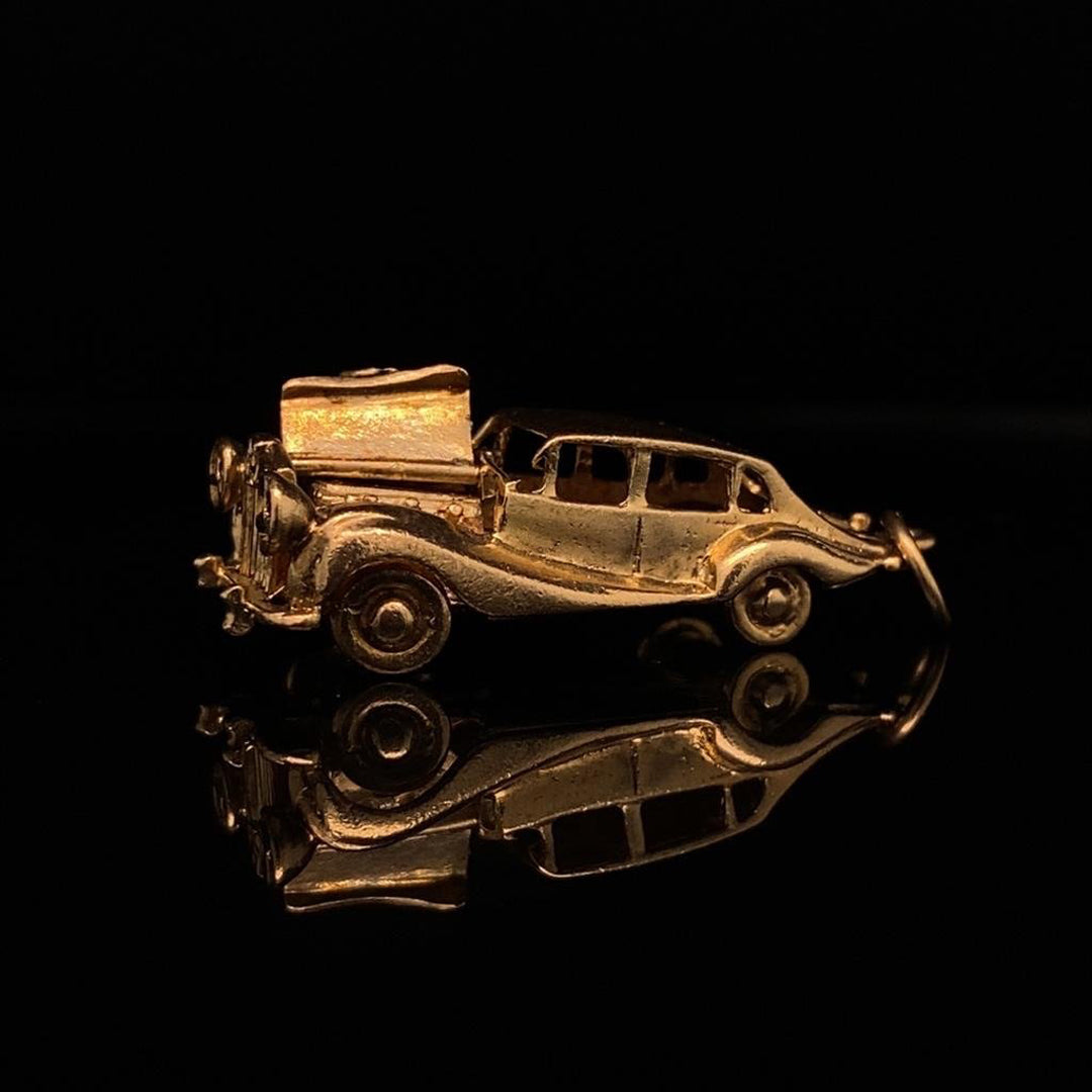9ct Yellow Gold Rolls Royce Charm