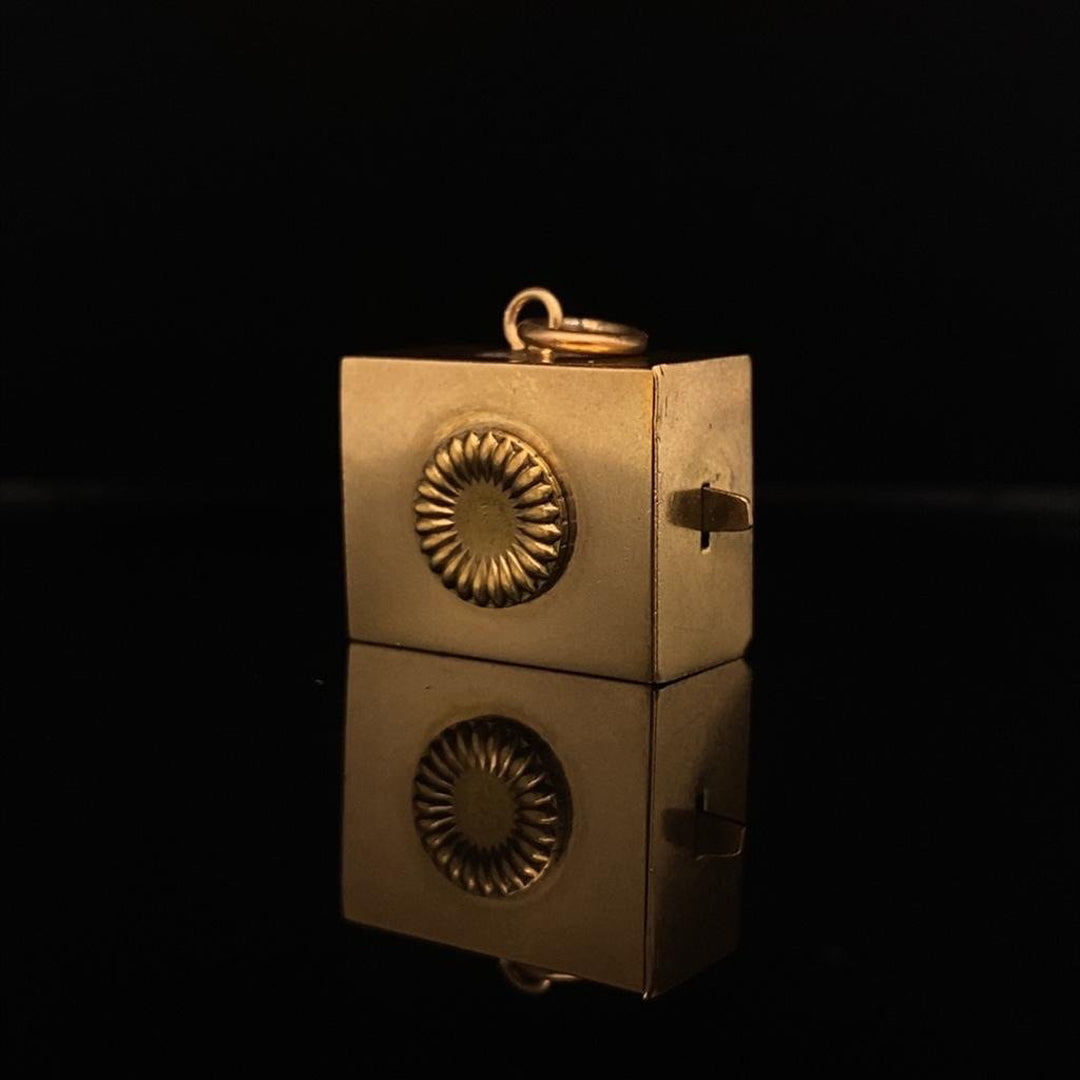 9ct Yellow Gold Television Charm