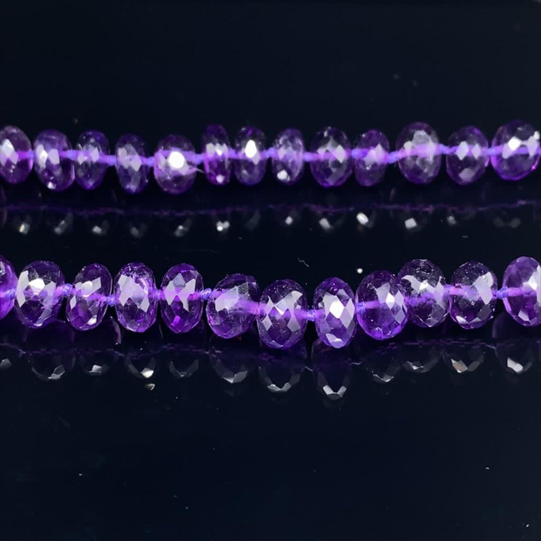 Amethyst Bead Necklace