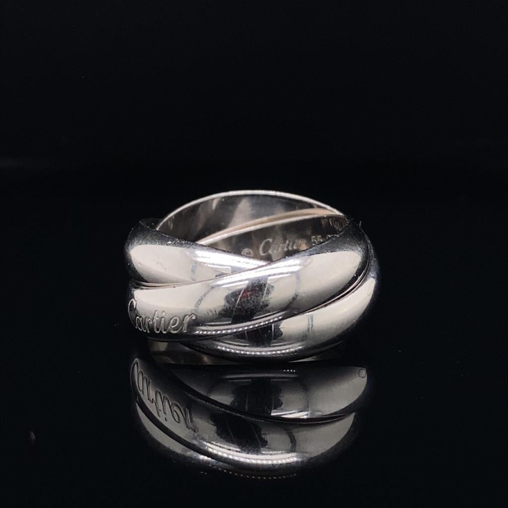Cartier 18ct White Gold Russian Wedding Ring