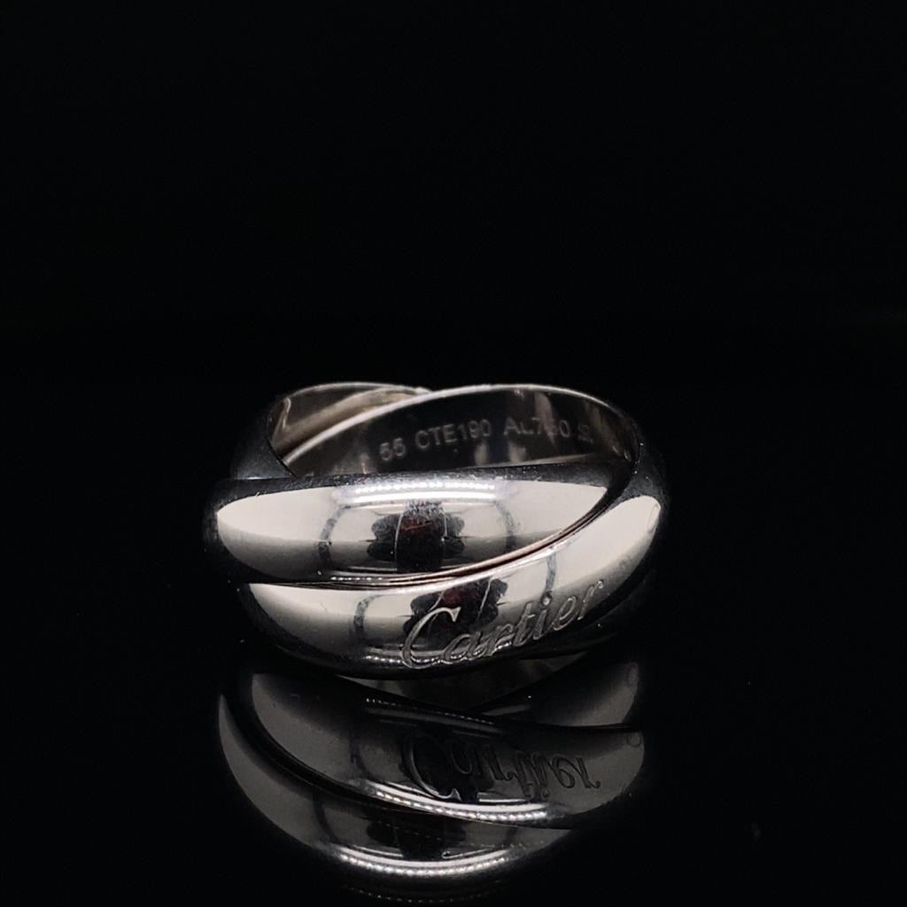 Cartier 18ct White Gold Russian Wedding Ring