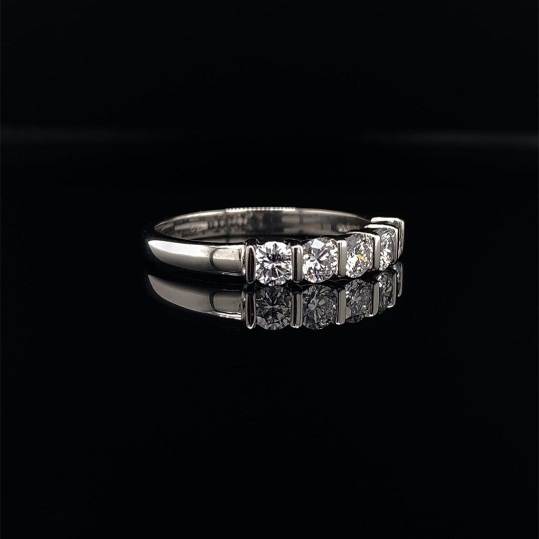 Round Diamond Five Stone Ring