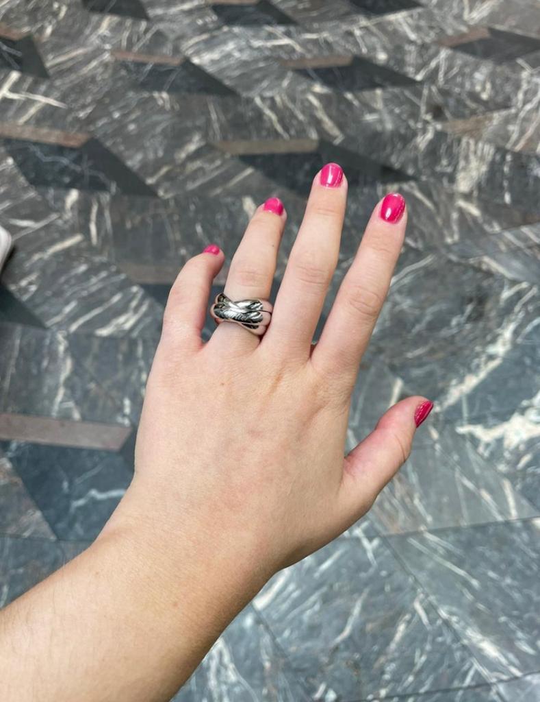 Cartier 18ct White Gold Russian Wedding Ring