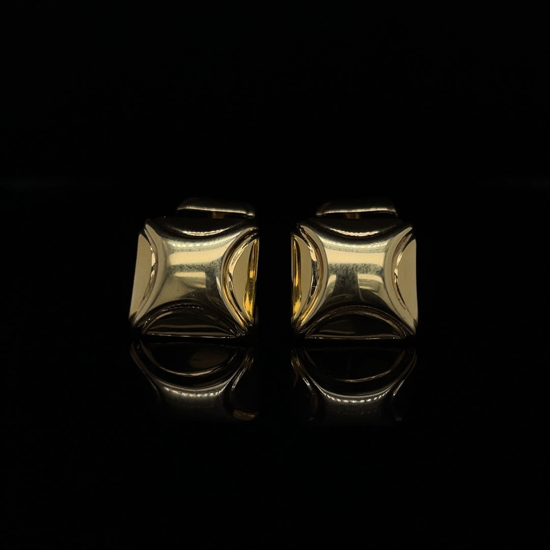 Tiffany & Co Yellow Gold Cushion Shape Cufflinks