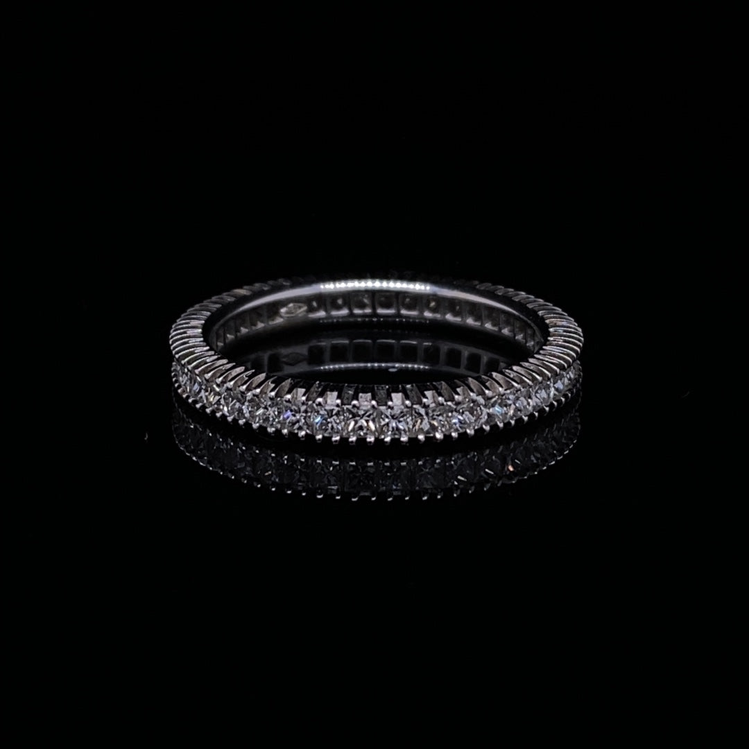 0.91ct Princess Cut Diamond Eternity Ring