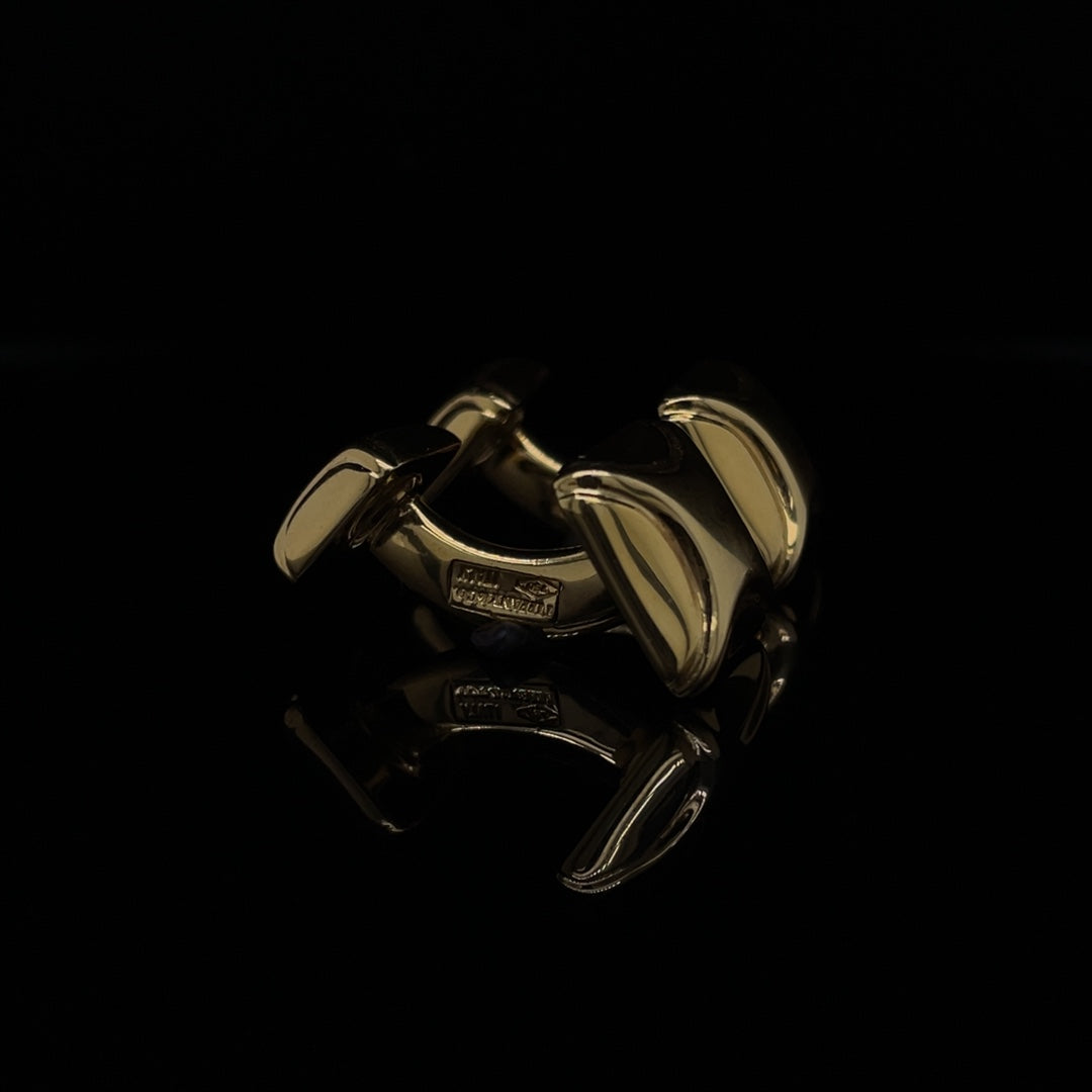 Tiffany & Co Yellow Gold Cushion Shape Cufflinks