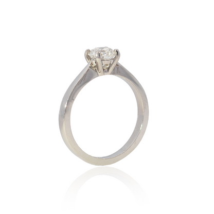 0.72ct Round Brilliant Cut Diamond Solitaire Ring