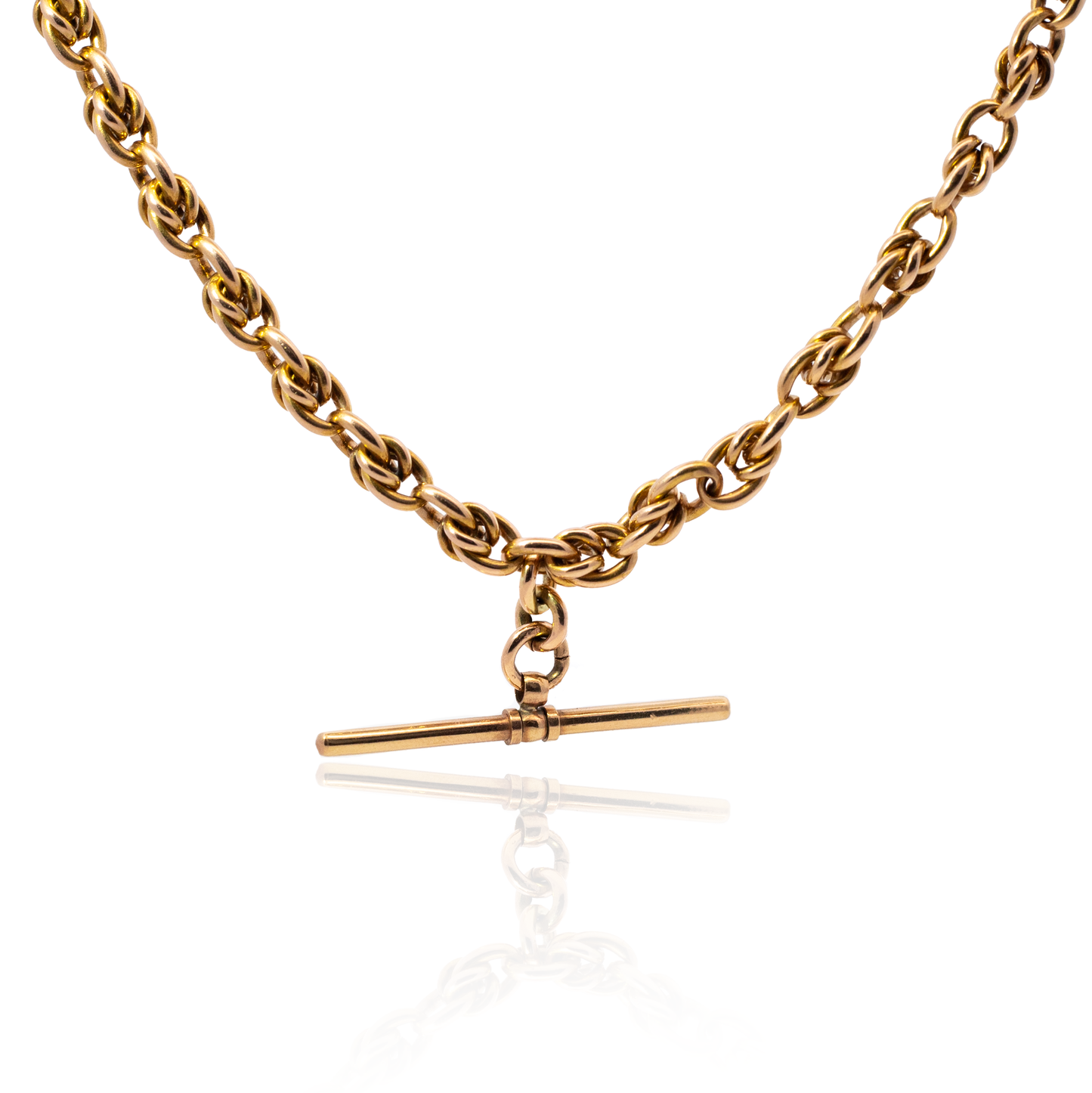18ct Yellow Gold Albert Chain 18.5"