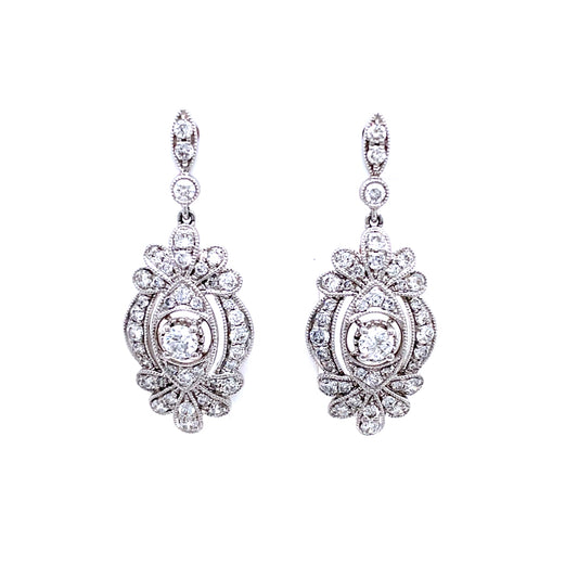 0.95ct Earrings