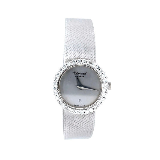 Chopard White Gold Diamond Set Quartz Watch